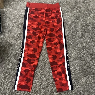 A Bathing Ape BAPE Red Camo Sweatpants Men’s Size X-Large (AUTHENTIC) - Image 1 of 4