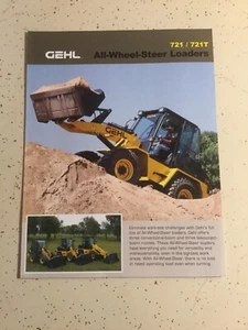 GEHL ALL-WHEEL-STEER LOADERS SINGLE SHEET 2002 Sales Brochure - Picture 1 of 2