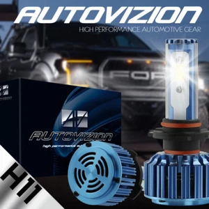 H11 388W 38800LM Kit de faros LED de doble cara Bombillas de luz baja 6K Blanco de alta potencia - Imagen 1 de 1