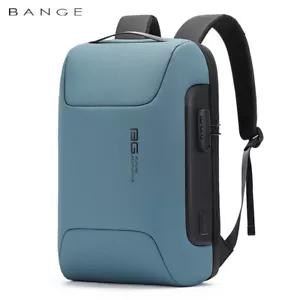 Bange Men Anti-theft USB Charging Oxford Laptop Business Waterproof Backpack bag - Picture 1 of 36