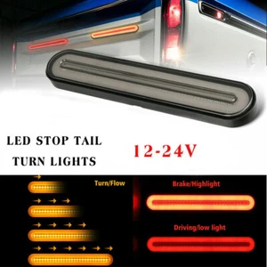 100LED DRL Car LED Truck Brake Light Bar Flowing Turn Signal Stop Tail Strip - Picture 1 of 10