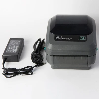 Zebra GK420d 4'' Desktop Direct Thermal Label Printer, 203 dpi, USB, Ethernet - Image 1 of 4
