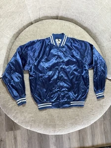 Augusta Sportswear Men’s Medium Satin Bomber Jacket Royal Blue - Picture 1 of 9
