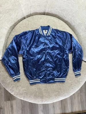 Augusta Sportswear Men’s Medium Satin Bomber Jacket Royal Blue - Image 1 of 4