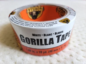 NEW Gorilla Glue White Tape, 10 yd Roll, Incredibly Thick and Strong - Picture 1 of 4
