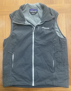 Patagonia Thermo Weste grau Herren S Full Zip Taschen Polyester Nylon Isolierung  - Bild 1 von 5
