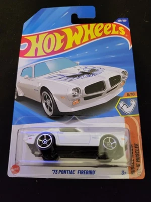 2025 Hot Wheels #230 Muscle Mania '73 PONTIAC FIREBIRD Worldwide FORIEGN CARD - Image 1 of 3