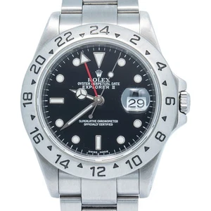Rolex Explorer II 16570 Automatic Stainless Steel Oyster Black Men's Watch 40mm - Picture 1 of 5