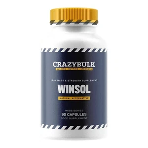 CrazyBulk WINSOL für magere Masse & Kraft Ergänzung 90 Kapseln - Packung mit 1 - Bild 1 von 3