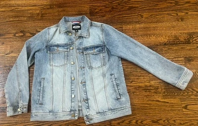 Mustang Denim Jacket. Medium Wash.  - Image 1 of 4
