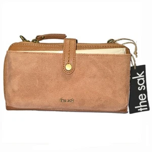 🆕Bolso Bandolera para Smartphone The Sak Iris para Mujer en Gamuza Tabaco - NUEVO - Imagen 1 de 9