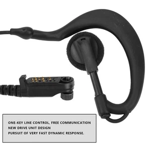 Słuchawki Dynamic Response Wygodne uniwersalne słuchawki pasują do Hytera PD600 CB - Zdjęcie 1 z 24
