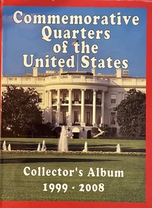 1999-2008 US State Quarters In Album - 49 Coins - No Hawaii - Great Condition - Picture 1 of 5
