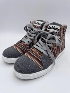 Inkkas High Top Shoes mens 6 womens 8 Handmade Vegan Sneakers Handmade Peru - Picture 1 of 13