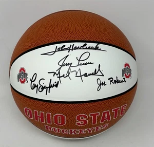 1960 Ohio State Basketball signed NATIONAL CHAMPS Team signed AUTO Autogramm 43 - Bild 1 von 3