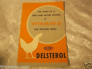 DU PONT DELSTEROL POULTRY AGRICULTURE FARMING ADV PAMPHLET - Imagen 1 de 2