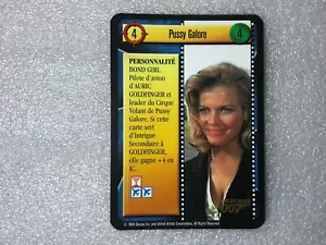 JCC Card JAMES BOND 007 GOLDENEYE Carte PUSSY GALORE Honor Blackman BOND GIRL - Imagen 1 de 2