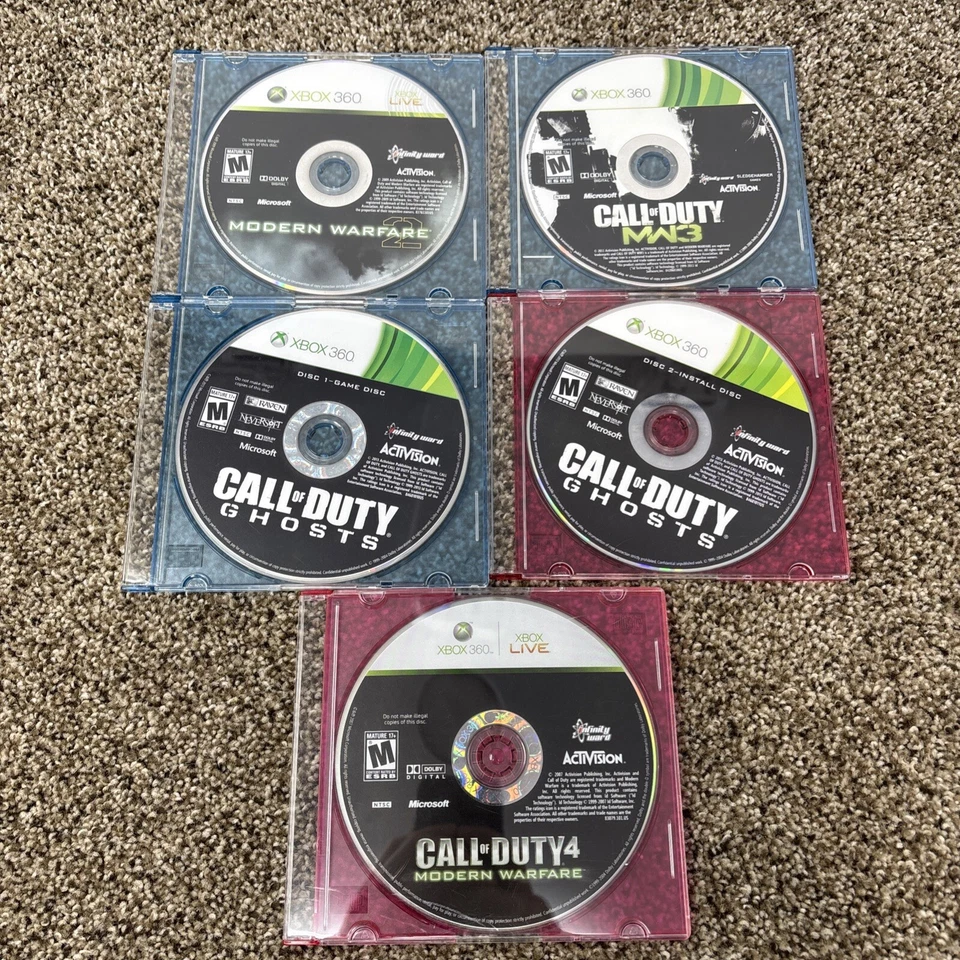 Lote de juegos Microsoft XBOX 360 Call of Duty PAQUETE - Juegos - SOLO DISCO Foto 1 de 1