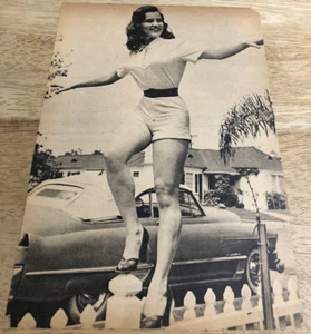 DEBRA PAGET/ESTHER WILLIAMS 1953 - Revista vintage recorte de página 2 caras - Imagen 1 de 3