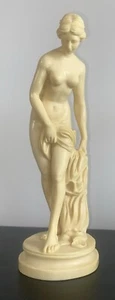 Vintage A. Santini "The Bather " Venus Nude Woman Sculpture Made in Italy - Picture 1 of 8