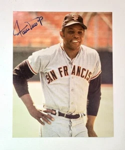 Willie Mays signed 8x10 handsigniertes Foto San Francisco Giants - Bild 1 von 9
