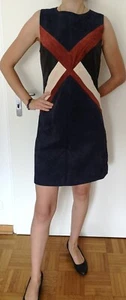 Echtleder Lederkleid Kleid Genuine Lether H-Linie Modern Sexy Freizeit Party Neu - Bild 1 von 6