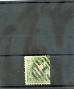 PORTUGAL Sc 42a (MI 39xC) F-VF USED 1870 50R GREEN, PERF 131/2, $90 - Bild 1 von 1