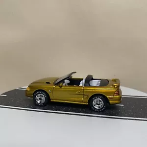 Matchbox Premiere Collection 94-99 Ford Mustang Cobra Convertible Gold 1:64 NM - Picture 1 of 12