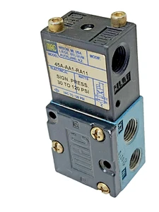 MAC 45A-AA1-RA11, 4-Way Poppet Valve Signal 30-120 PSI - Picture 1 of 7