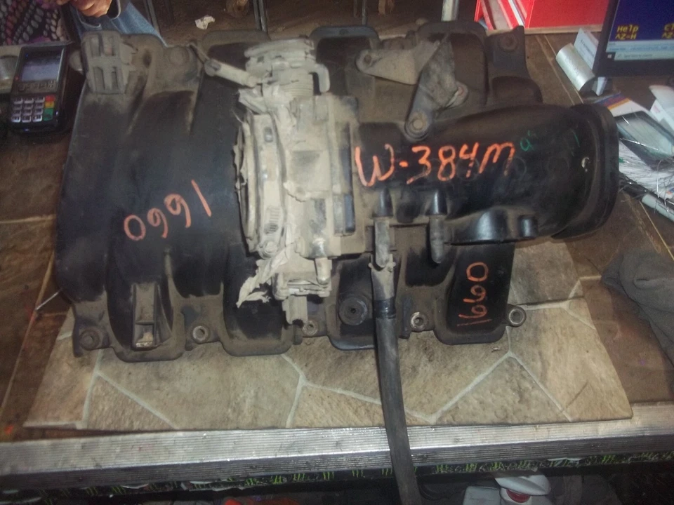 Conjunto de colector de admisión Grand Cherokee 2000-2001 Durango Dakota 1999-2000 4,7 L Foto 1 de 4