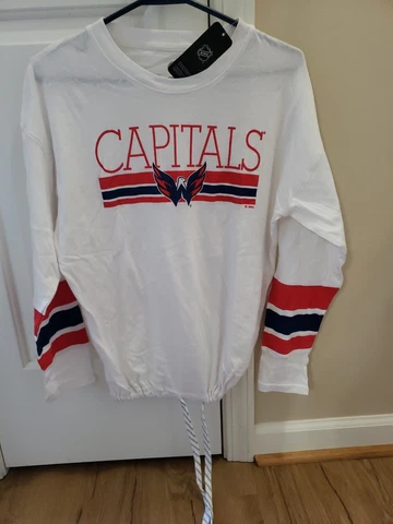 NWT Washington Capitals NHL Long Sleeve Shirt Size Small 4/6 Cover