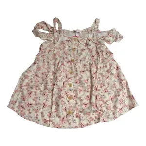 Isabel Maternity Womens Size XL Off The Shoulder Top Floral Pink/Cream - Picture 1 of 9