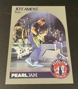 PEARL JAM Boston Baseball Card - Jeff Ament card 7 bass - 2018 fenway away show - Picture 1 of 1