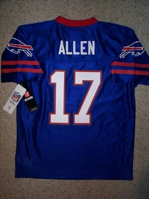 NFL PLAYERS (2025-2026) Buffalo Bills JOSH ALLEN nfl Jersey YOUTH KIDS BOYS (m-medium 8-10)