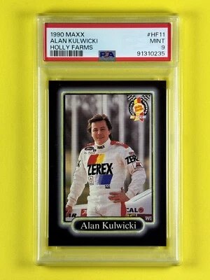1990 Maxx Racing Holly Farms Alan Kulwicki PSA 9 #HF11-Nascar - Image 1 of 2
