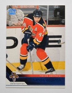 2002-03 Pacific Blue #158 Sandis Ozolinsh (Missing Serial Number)