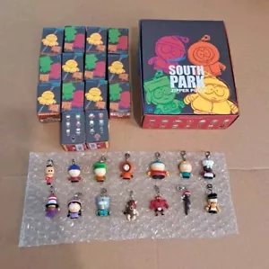 Kidrobot South Park Zipper Pulls Series1 Complete Set of 14 ManBearPig Satan - Picture 1 of 24