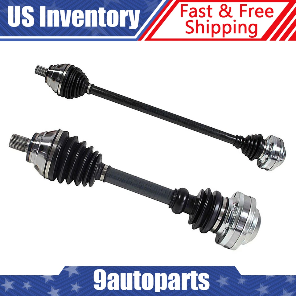 Пара передних левых и правых валов оси CV для Audi A3 Quattro 2009-2013 годов выпуска 2,0 л - Изображение 1 из 4
