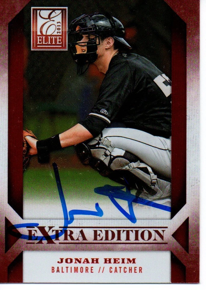 Jonah Heim 2013 Panini Elite Signed Card - Image 1 of 1