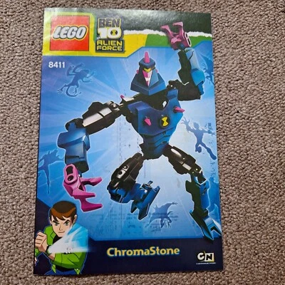 Replacement manual Lego 8411 Ben 10 Alien Force ChromaStone Instructions Booklet - Image 1 of 4