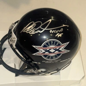 RICHARD DENT Signed BEARS SUPER BOWL CHAMPS Mini-helmet Beckett Auth & MVP Ins - Picture 1 of 6