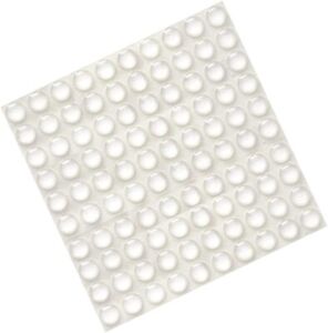 100pcs Drawer Rubber Bumpers Pads Clear Cabinet Door Dots Self Adhesive Feet
