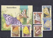 Q1155 - Somali 1998 - Block & Sheets - Vlinders / Schmetterlinge / Butterflies