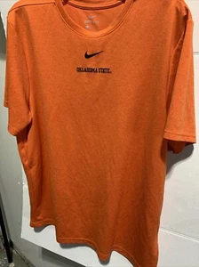 Nike Dri-Fit Oklahoma State Cowboys OSU Orange Football T-Shirt Men’s Size XL - Picture 1 of 9