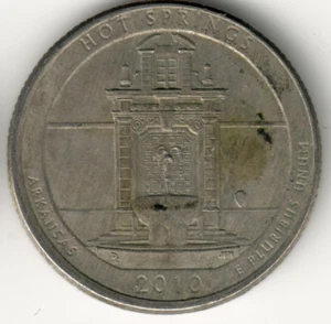 USA - 2010P - Washington ¼ Dollar - Hot Springs - Low Mintage - #6909 - Picture 1 of 2