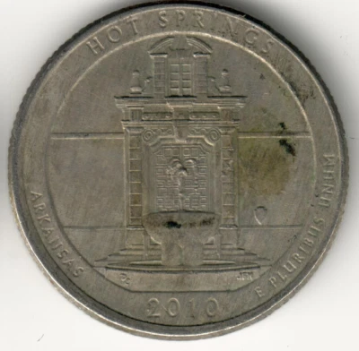 USA - 2010P - Washington ¼ Dollar - Hot Springs - Low Mintage - #6909 - Image 1 of 2