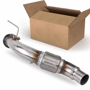 Edelstahl Downpipe Hosenrohr 3 Zoll 76mm Für Bmw 5er E60 E61 530d 530xd E90 E91 - Bild 1 von 8