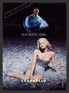 Lagerfeld Paris Sun Moon Stars Perfume 1990s Print Advertisement 1994 - Picture 1 of 1