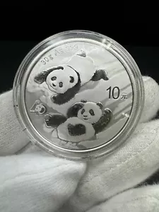 2022 China 30g .999 Silver Panda 10Y - Proof In Capsule - Picture 1 of 2
