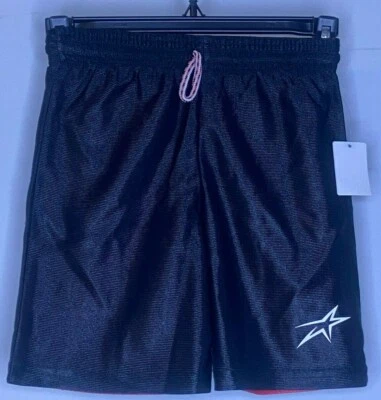Pantalones Cortos de Baloncesto Reversibles Upward Negros/Rojos Talla YXS NUEVOS CON ETIQUETAS Foto 1 de 2